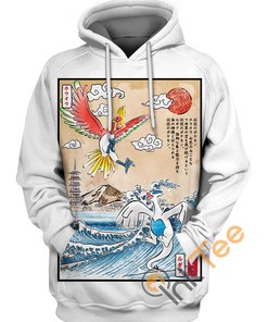 Lugia And Ho-oh All Over Print 3D Hoodie with Custom Graphics