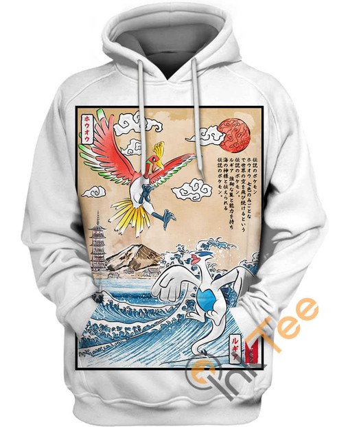 Lugia And Ho-oh All Over Print 3D Hoodie with Custom Graphics