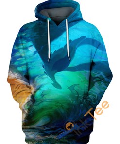 Lugia In The Sea Men's All Over Print 3D Hoodie with 3D Graphics