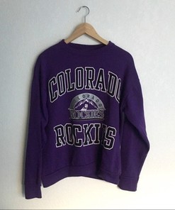 MLB 2022-23 Colorado Rockies Logo Sweatshirt Perfect Fan Shirt for Baseball Lovers