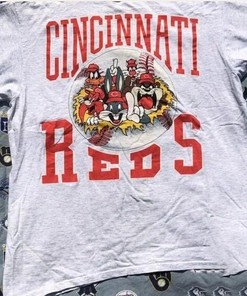 MLB Cincinnati Reds Looney Tunes Shirt - Baseball 2022 Reds Shirt, Vintage Baseball Shirt for MLB Fans