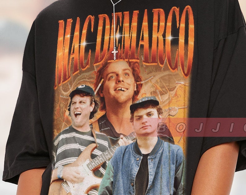 Mac Demarco Fan Tee featuring McBriare Samuel Lanyon, Roll Night Club, and Chamber Of Reflection - Image 2