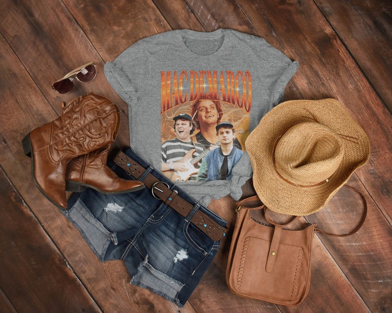 Mac Demarco Fan Tee featuring McBriare Samuel Lanyon, Roll Night Club, and Chamber Of Reflection - Image 3