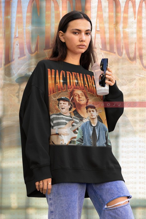 Mac Demarco Vintage Sweatshirt featuring McBriare Samuel Lanyon, Fan sweatshirt, Roll Night Club