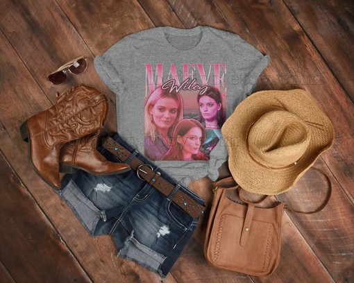 Maeve Wiley Retro Sweater - Vintage Movie Shirts for Women - Minimalist Design - Image 3