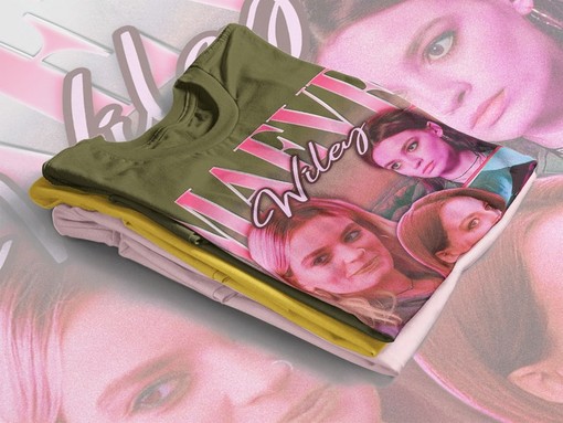 Maeve Wiley Retro Sweater - Vintage Movie Shirts for Women - Minimalist Design - Image 4