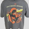 Majestic MLB Baseball Sweatshirt: Baltimore Orioles Mascot T-Shirt with Team Logo