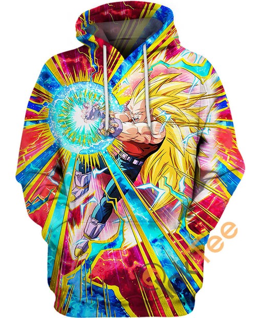 Majin Buu All Over Print 3D Hoodie with Custom Graphics and 3D Design