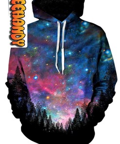 Make a Cosmic Statement with Galactic Valley All Over Print Custom 3D Hoodie