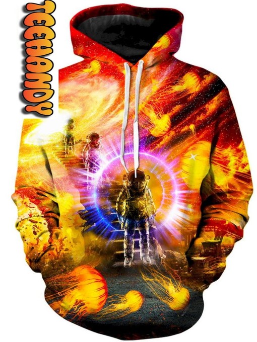 Make a Grand Entrance with Custom All Over Print 3D Hoodie in Unique Design