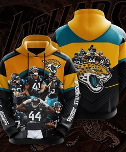 Make a Statement with a Custom All Over Print Jacksonville Jaguars All Over Print 3D Hoodie Featuring Keywords