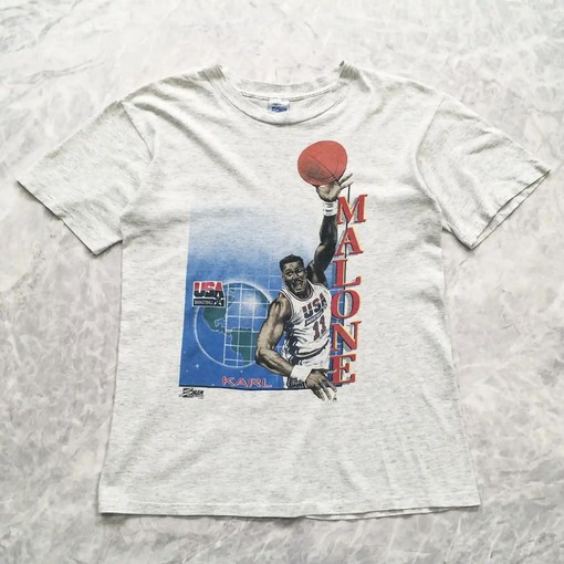 Malone Jazz BNA Dream Team Olympic T-Shirt - Gift For Basketball Fans