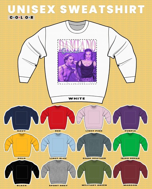 Maneskin Zitti E Buoni Vintage Sweatshirt, Damiano David Unisex Sweater for Fans, Retro 90s Style - Image 3