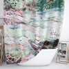 Marble Abstract Boho Shower Curtain Set with Optional Towels and Mat