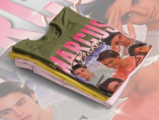 Marcus Baker Retro Tee from Ginny & Georgia featuring 90s Sweater, Call Out My Name, and Homage Tshirt - Image 4
