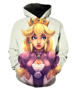 Mario Peach Daisy Rosalina All Over Print 3D Hoodie with Bold Graphics