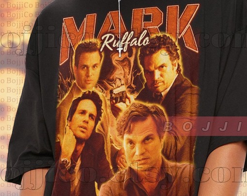 Mark Ruffalo Retro Tee - Vintage Film T-Shirt for Men - Classic Movie Shirts - Image 2