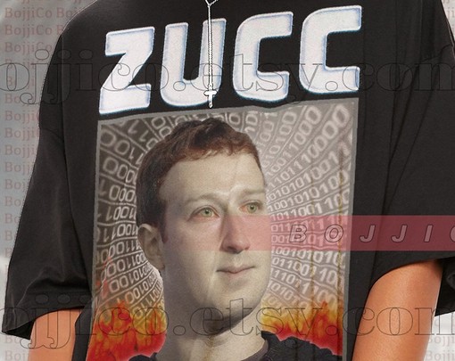Mark Zuckerberg Homage Tee - Minimalist Movie Shirt for Kids - Image 2