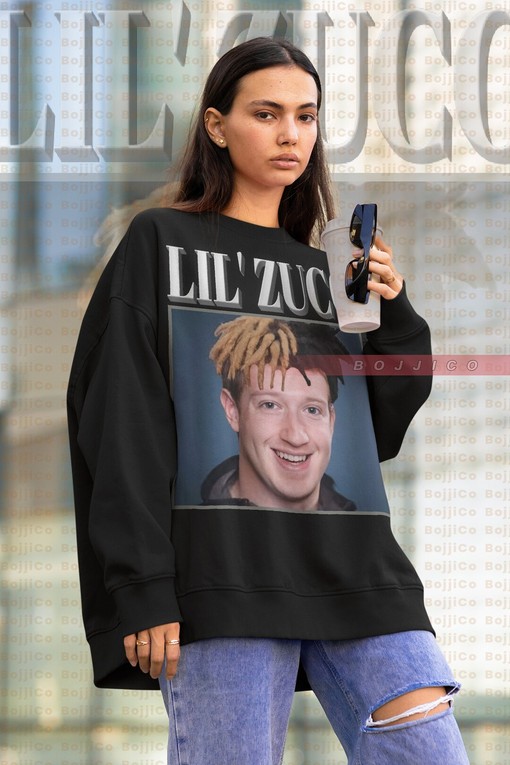 Mark Zuckerberg Vintage Shirt, Lil Zucc Rapper Sweatshirt, Silicon Valley CEO Homage Tshirt