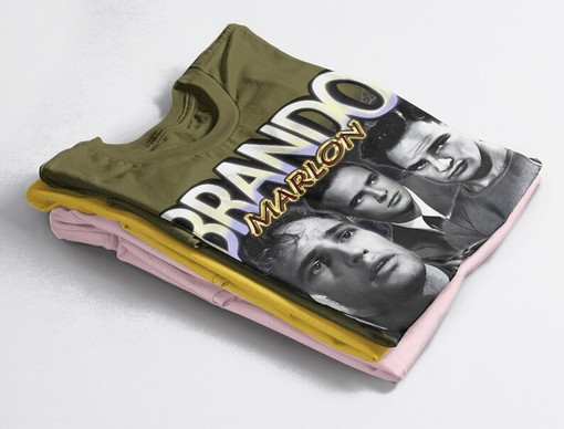 Marlon Brando Vintage Homage Shirt - Gangster Tshirt and Retro 90s Sweater - Image 4