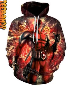 Marvel Deadpool Movie Quote All Over Print 3D Hoodie with Graphic Design