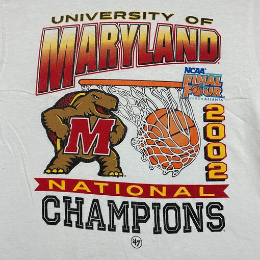 Maryland Terrapins 2002 NCAA Champions Apparel Set - Hoodie, Sweatshirt, T-Shirt - Full Size Gifts - NCAA Shirts - Image 2
