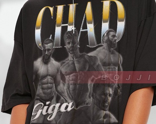 Masculine Giga Chad Meme Alpha Male Body Builder Unisex Tee - Image 2