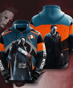 Mask of Michael Myers Halloween Hoodie with All Over Print
