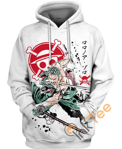 Master the Three Sword Style with Zoro 3D Hoodie