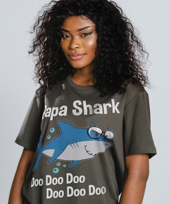Matching Family Shirts, Papa Shark Unisex Tees, Family T-Shirt, Grandfather Shark Shirt, Infant, Toddler