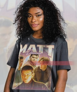 Matt Damon Vintage Tee - Iconic Will Hunting Actor Shirt - Movie Fans Gifts for Men