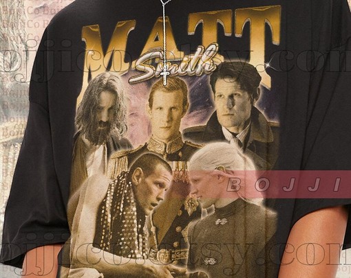 Matt Smith Vintage Doctor Who Shirt - Homage Tshirt for Fans and Retro Sweater - Image 2