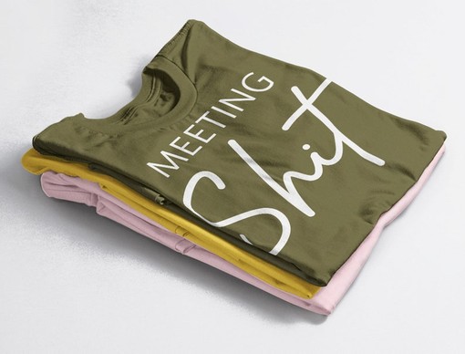 Meeting Shit Funny Tee - Sarcastic Inappropriate Shirt for Men and Women - Movie Fans Gifts - Image 4