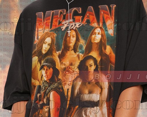 Megan Fox Actress Vintage Shirt - Denise Fox Homage Tshirt for Fans - Image 2
