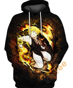 Meliodas The Love All Over Print 3D Hoodie with Striking Graphics