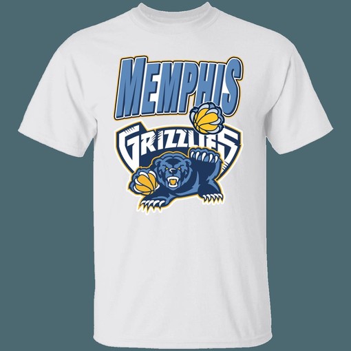 Memphis Grizzlies Retro NBA Logo T-Shirt Sweatshirt Hoodie - For Fans - Image 4