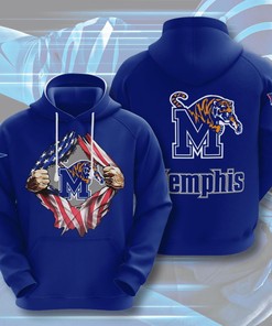Memphis Tigers Custom All Over Print 3D Hoodie for Men - Show Your School Spirit
