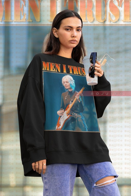 Men I Trust Vintage Indie Sweater - Fans Retro 90s Sweater and Quebecois Band Tee