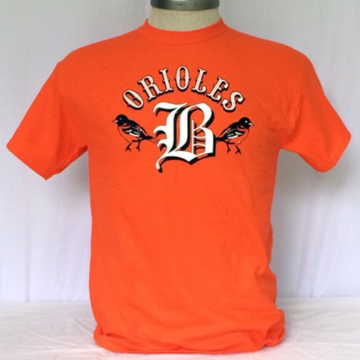Men'S Original Baltimore B With Orioles T-Shirt - MLB Baseball with Mens Sport Shirts