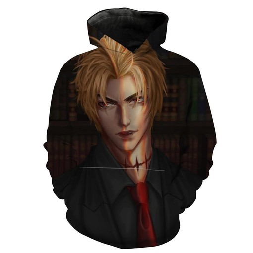 Menacing Dio Brando 3D Hoodie - Men's All Over Print Zip Up Hoodies