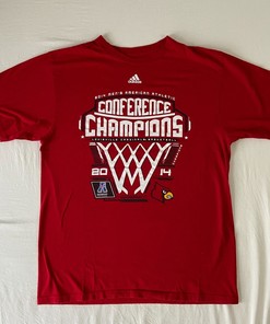Men's 2014 Louisville Cardinals Basketball Champions Graphic Sport Shirt