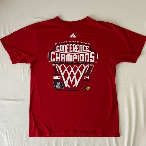 Men's 2014 Louisville Cardinals Basketball Champions Graphic Sport Shirt