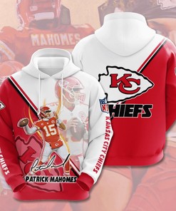 Men's 3D Graphic Hoodie: Kansas City Chiefs Edition