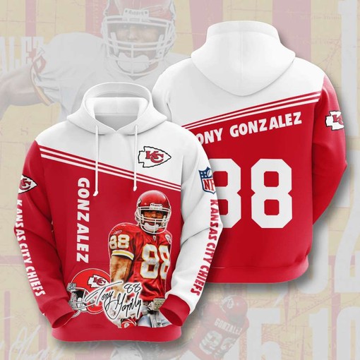 Men's All Over Print Kansas City Chiefs Zip Up Hoodie: Stay in Style