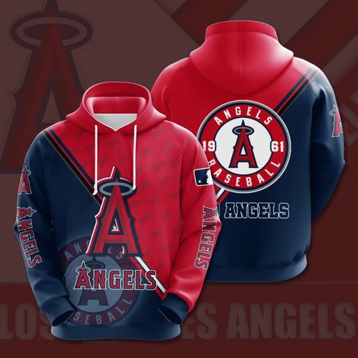 Men's All Over Print Los Angeles Angels Hoodie with Custom Design: A Unique Fan Choice