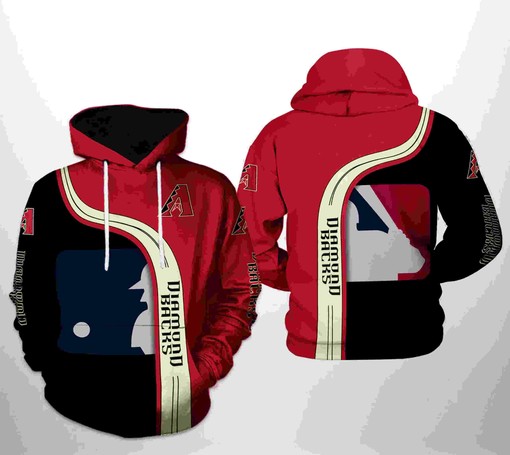 Men's Arizona Diamondbacks 3D Hoodie with Team Print Design