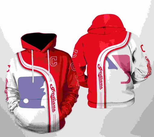 Men's Cleveland Indians All Over Print 3D Hoodie - Custom Design Available - All Over Print Hoodies for Women