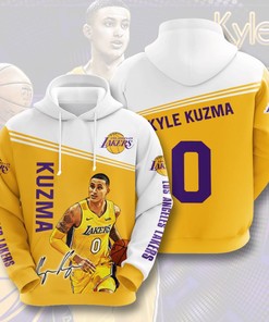 Men's Customized All Over Print Hoodie - Los Angeles Lakers Fan Favorite