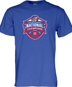 Men's NCAA Kansas Jayhawks National Basketball Champions T-Shirt 2022 - Gifts for Fans of College Shirts