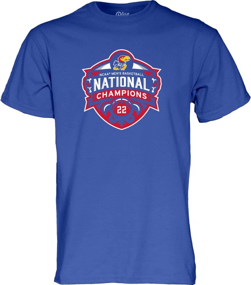 Men's NCAA Kansas Jayhawks National Basketball Champions T-Shirt 2022 - Gifts for Fans of College Shirts